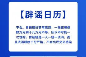 【网络辟谣】海报丨胃肠镜容易造成交叉感染？图片