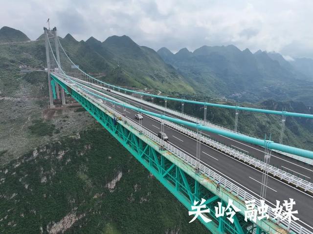 花江峡谷大桥建设进入收尾阶段 桥旅融合项目打造文旅新地标