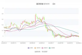 嘉泽新能：2024年上半年净利润同比下降20.58% 拟10派0.1元图片