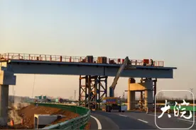 合肥“大外环”南环东段建设“加速跑”图片