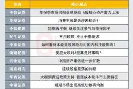 A股市场延续高低切换风格？投资主线有哪些？十大券商策略来了图片