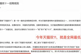 2023天猫双11大变化：上线“天天低价”，全网低价商品获推荐加权图片