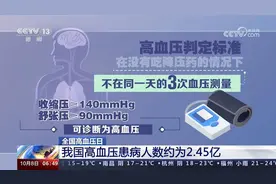 我国约2.45亿人患高血压，约每4个成年人就有1个患病