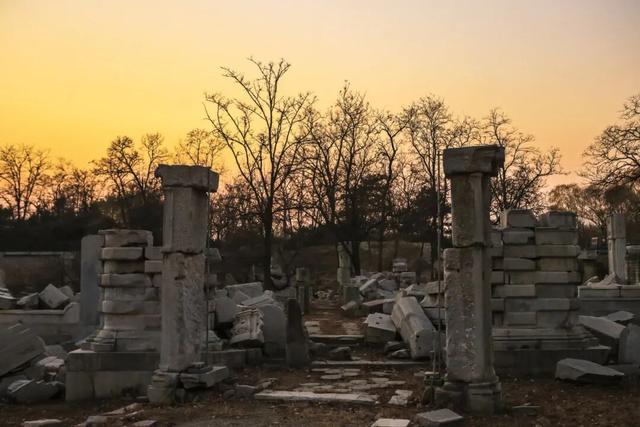 圆明园初冬的静谧