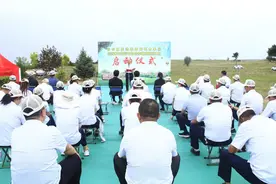“日中植树造林国际联合事业”植树造林项目在大同启动图片