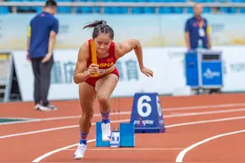 （体育）田径——全国田径大奖赛第五站：国家队夺得女子4x100米接力赛冠军图片