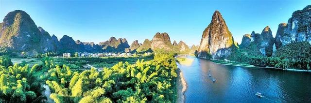 守一江青绿 醉人间美景