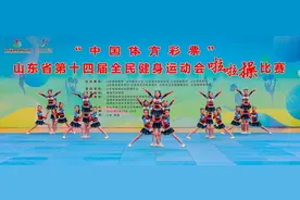 百余支队伍两千舞者参赛 啦啦操“舞动”威海卫图片