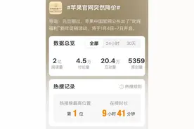 苹果降价，不稀罕了图片