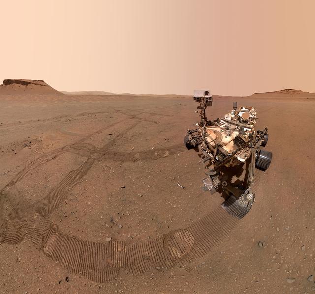 NASA毅力号火星车传回了迄今为止最清晰的全景照片
