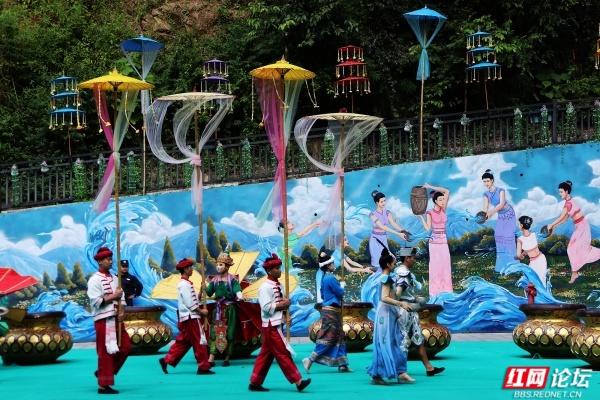 岁暖时刻丨西双版纳森林公园：彩裙碰彩伞，傣风裹着蕉香漫