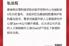 OpenAI遭投诉，涉嫌违反欧盟隐私法规图片