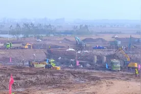 24小时轮班作业 江陵白柳泵站新建项目按下“加速键”图片