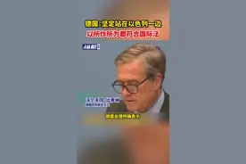 德国：坚定站在以色列一边，以所作所为都符合国际法图片