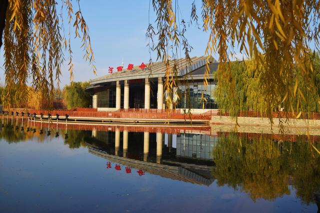 组图丨初冬临武威 飞燕湖静美
