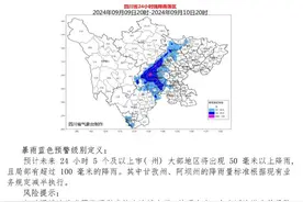 暴雨高温干旱！四川多个气象灾害预警生效中，这些地区或路段受影响大图片