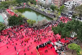 非遗民俗焕新彩：东莞厚街“抢炮头” 万人欢乐庆祥瑞图片
