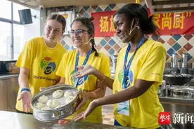 “锦绣江苏”扬州站：体验太棒了，美国高中生说：还想再来一次！图片