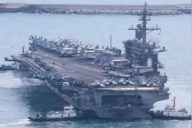 美军升级对胡塞武装军事行动 增派航母形成双航母作战部署图片