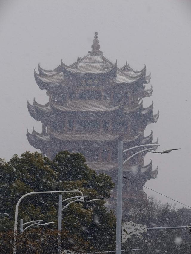 武汉雪景美不胜收