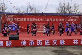 清镇市红枫湖镇：欢度跳花节 民族团结迎新春图片
