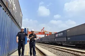 广州中欧班列开行八周年，累计进出口货物总值超430亿元图片