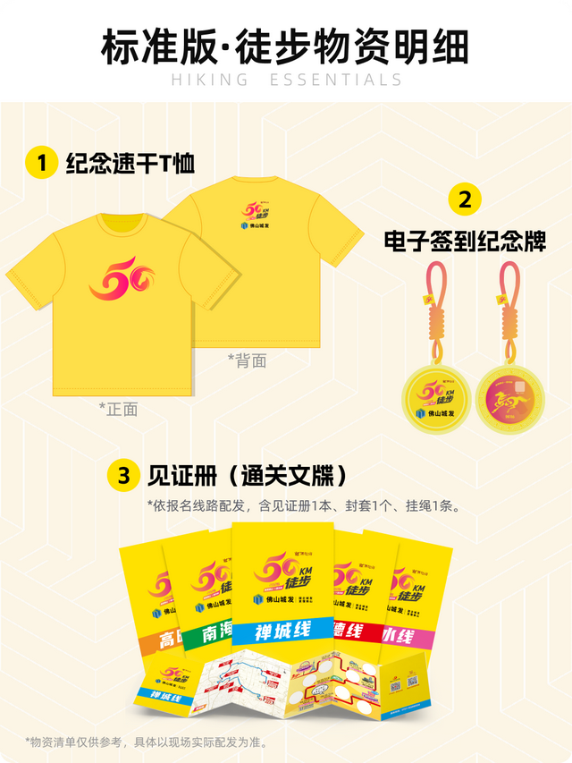 2026佛山50公里徒步高明线公布！报名开启，入口→