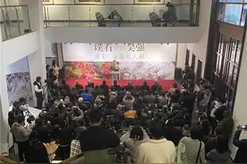 “璞石&吴强—意彩·意墨双人展”在京开幕！推动新时代文化自信图片