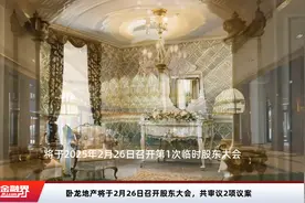 卧龙地产将于2月26日召开股东大会，共审议2项议案视频封面
