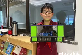 花费200多元和一周时间，常州10岁男孩自制风洞模型图片