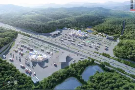 京港澳高速耒宜改扩建工程将新建一个服务区，预计2027年完工图片