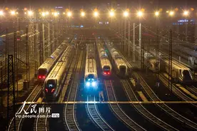 山东青岛：铁路部门积极备战1月5日调图图片