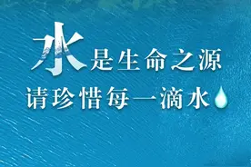 世界水日丨水是生命之源，请珍惜每一滴水💧图片