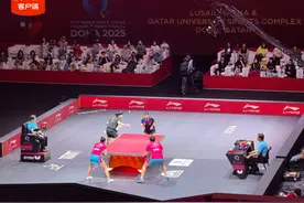 王楚钦/孙颖莎闯入多哈世乒赛混双决赛图片