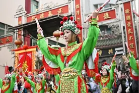 英歌舞点燃潮汕春节气氛图片