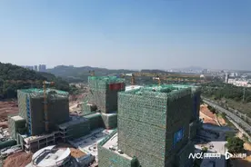 顺利封顶！中山市工业技术研究中心预计2025年投入使用图片