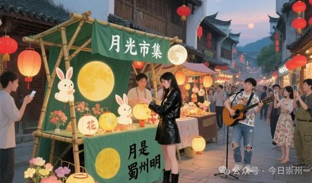 月是蜀州明 | 国庆中秋假期，来崇州跟着月亮旅游