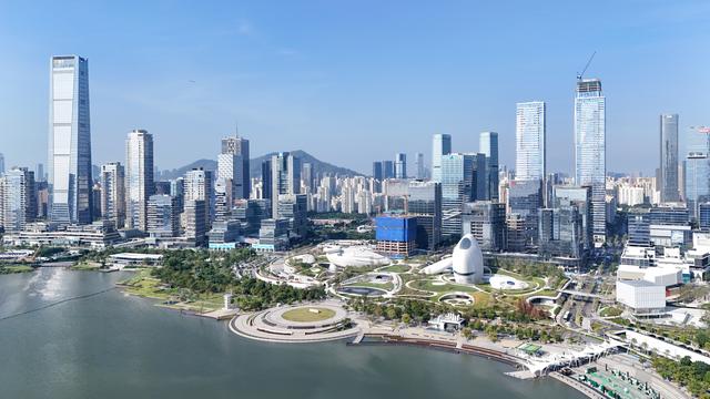 深圳湾文化广场“水落石出”  大湾区文化地标“上新”