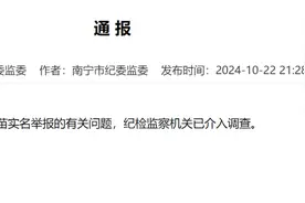南宁市纪委监委回应男子实名举报“区长强占人妻”：已介入调查图片