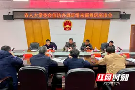 湖南省人大常委会信访办来邵开展信访工作调研图片
