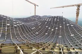 G60科创云廊项目建设二期实现“云顶网壳合拢”图片