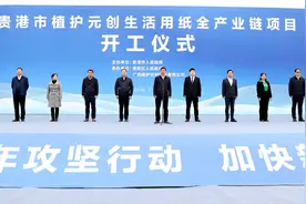 广西贵港又一投资百亿元项目开工图片