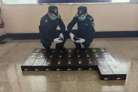 进境汽车后备箱改装后夹藏洋酒29瓶！被海关查获图片