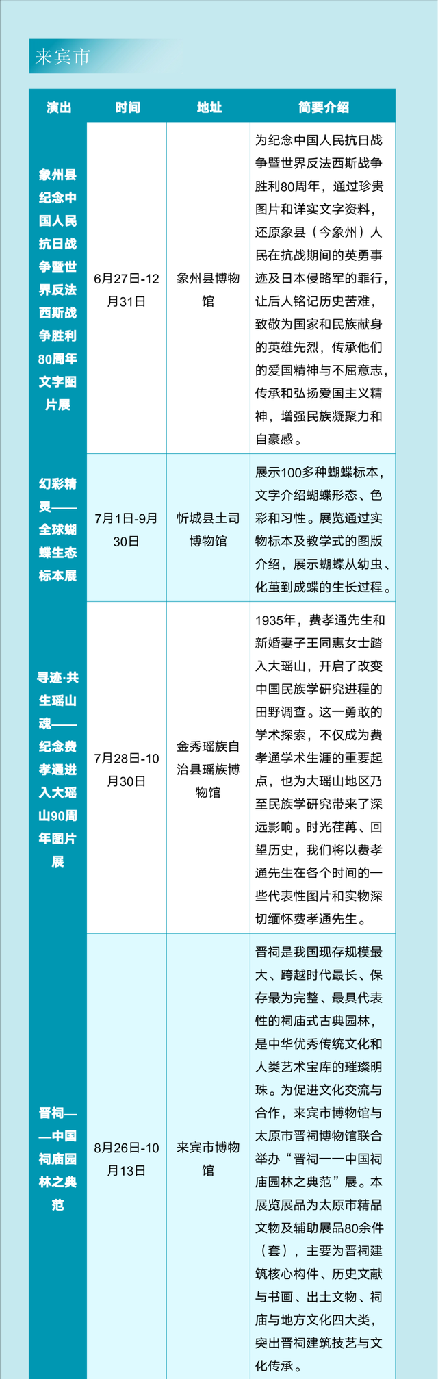 2025年9月热门演出、品质展览、休闲旅游信息丨一键游广西文旅资讯