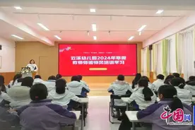绵阳市盐亭县云溪幼儿园开展教师期末集中培训暨年度工作总结图片