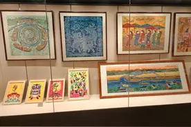 来惠州东江民俗文物馆，打卡龙门农民画精品展图片