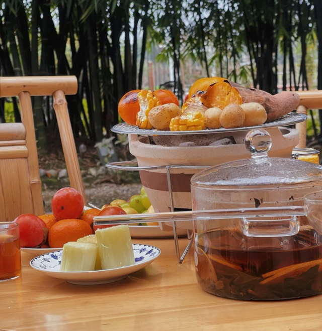 冬日搭子上线！青白江「围炉煮茶」好去处，等你来打卡→