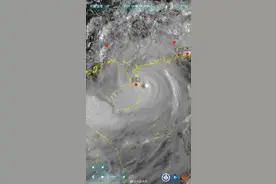 海口气象局封门照火了，3000辆货车滞留徐闻港｜超强台风“摩羯”登陆图片