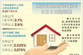 兰州公积金贷款利率今日起下调 降幅为0.25个百分点 已发放存量贷款明年1月1日统一调整图片