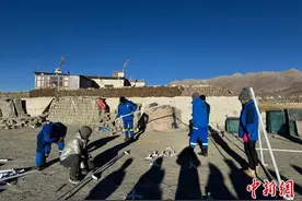 湖南救援力量驰援西藏地震灾区：爱心帐篷暖人心图片